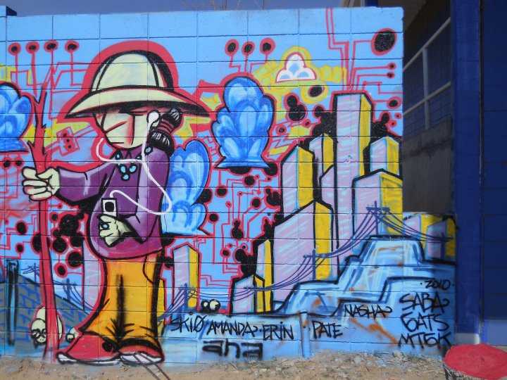 A piece in Shiprock, New Mexico that was covered due to the issue surrounding the 2 power plants in the area! Click the flick to learn more about this issue!