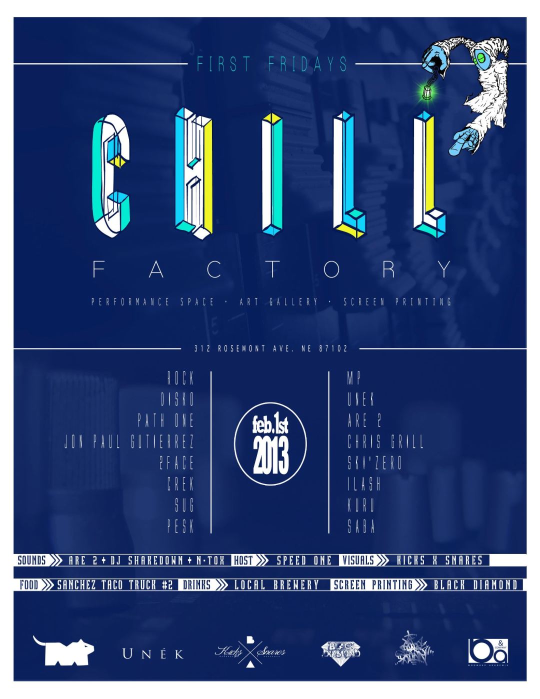 Burque 1st Friday 2012 Jan